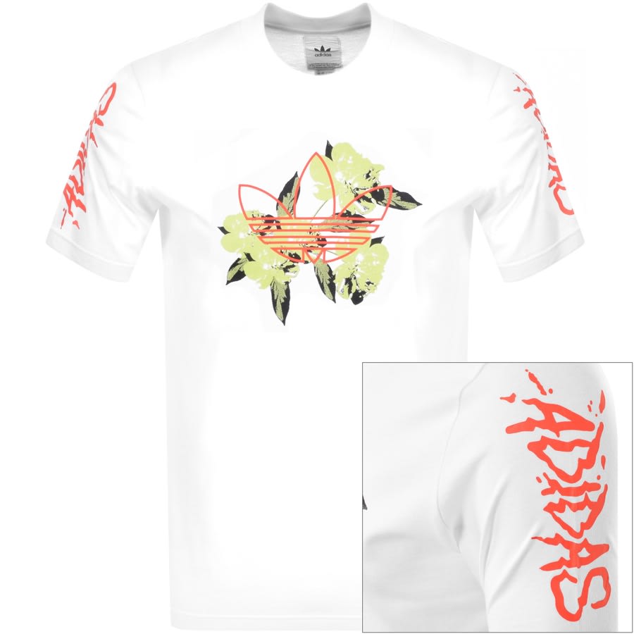 Alternative Image for Productadidas Originals Festivo Logo T Shirt White1